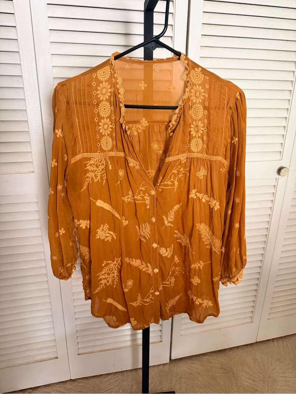 Johnny Was Fern Lilly Blouse